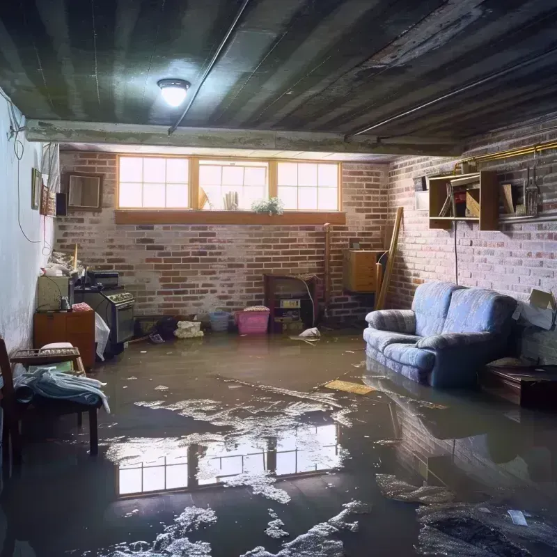 Flooded Basement Cleanup in Lake Wisconsin, WI